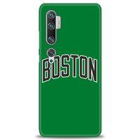 Xiaomi Mi Note 10 Kılıf HD Baskılı Kılıf - Boston Yeşil + Tam Ekran Koruyucu