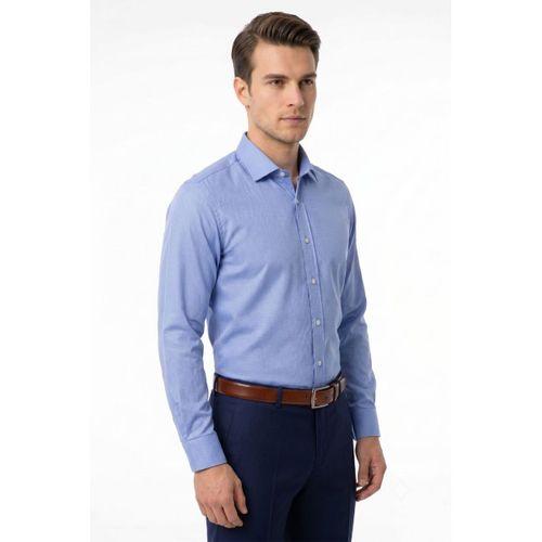 Erkek Slim Fitt Armürlü Uzun Kol Gömlek 2413 BGL-ST05504