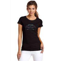 Corvette C6 ZR6X Baskılı Siyah Kadın Tshirt