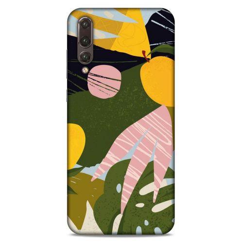 Lopard Huawei P20 Pro Uyumlu Kılıf Soyut Sanat (33) Baskılı Hybrid Kılıf