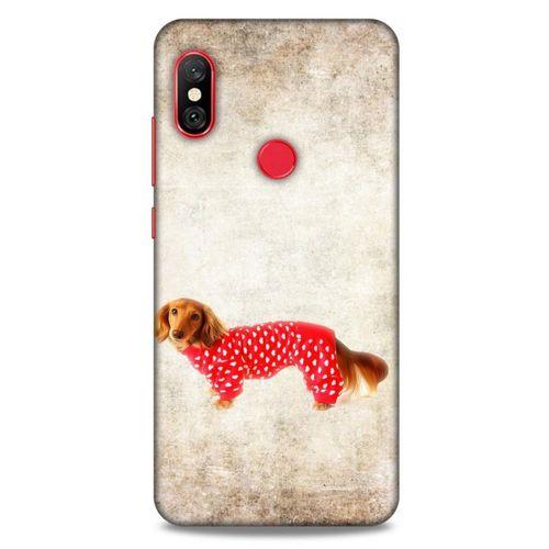 Xiaomi Mi A2 Lite Kılıf Köpek Kıyafetleri (30) Silicone Case Dacshund Pijama