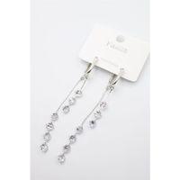 Zirkon Taşlı Küpe - Gümüş