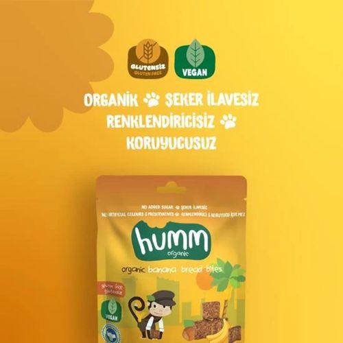 Çocuk Humm Organik Glutensiz Vegan Muzlu Kek 30 Gr