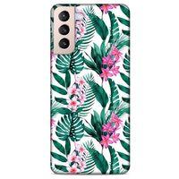 Lopard Samsung Galaxy S21 Plus Uyumlu Kılıf Botanix (33) Hybrid Kılıf