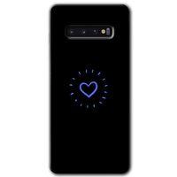 Samsung Galaxy S10 Kılıf HD Desen Baskılı Arka Kapak - Heart Strokes