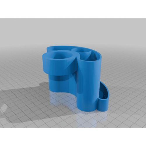 Monitör Kol Kalem Tutucu – 3D Baskı Ofis Aksesuar (Bu ürün Sadece Plastik parçadır - Almadan Önce Soru Sorabilirsiniz)