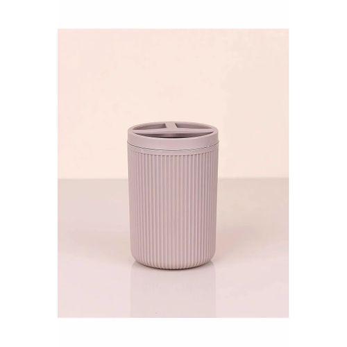 Çizgili Yuvarlak Diş Fırçalık