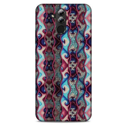 Huawei Mate 20 Lite Kılıf Baskılı Özel Seri Taşlı (40) Fit Silikon Kılıf