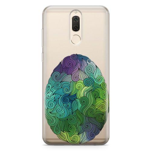Huawei Mate 10 Lite Kılıf Tüylü Yumurta Arka Kapak Koruma Desenli Full Koruyucu