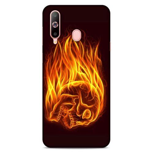 Lopard Samsung Galaxy A60 Uyumlu Kılıf FireX (50) Shockproof Kılıf İskelet Kafa