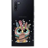 Zoologix (47) Samsung Galaxy Note 10 Şeffaf Kılıf Silikon Desenli