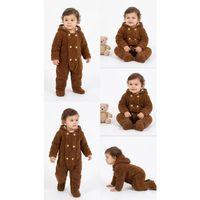 3/12 Ay Çift Düğmeli Kapşonlu Bebek Tulumu