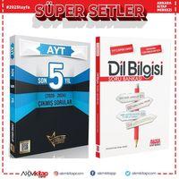 Liderler Karması AYT Çıkmış Sorular Son 5 Yıl ve AKM Dil Bilgisi Soru Bankası Seti 2 Kitap