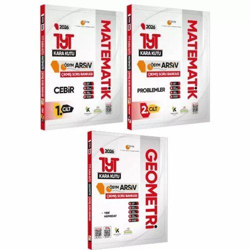 2026 TYT Kara Kutu Matematik 1 -2 Cilt ve Geometri 3lü ÖSYM Çıkmış Soru Bankası Konu Özetli Çözümlü