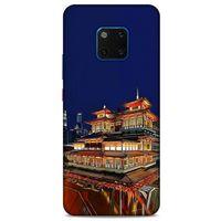 Huawei Mate 20 Pro Kılıf Dünya Mimarisi (48) Bumper Kılıf Chinatown