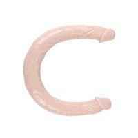 Çift Taraflı Esnek Dildo 40 cm – Gerçekçi Dokulu Ten Renk