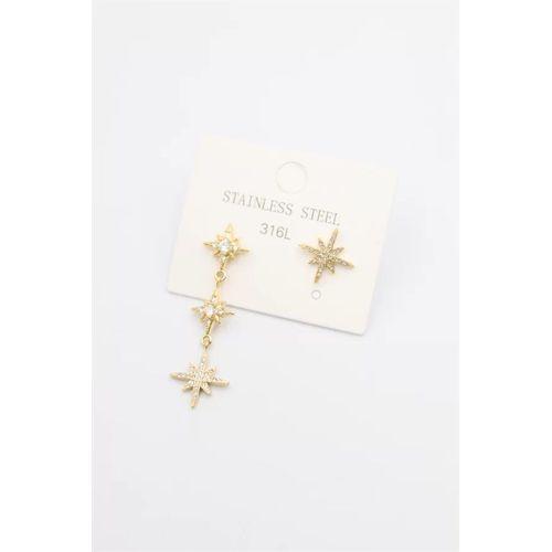 Kuzey Yıldızı Küpe - Altın