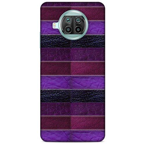 Xiaomi Mi 10T Lite 5G Kılıf Patchwork (14) Lansman Kılıf Mor Bordo
