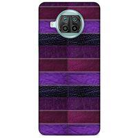 Xiaomi Mi 10T Lite 5G Kılıf Patchwork (14) Lansman Kılıf Mor Bordo
