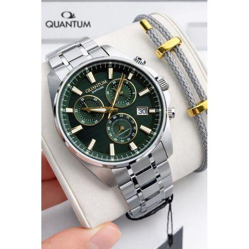 Quantum Sapphire Camlı İtalyan Bileklik Hediyeli 2 Yıl Garantili 10 Atm Erkek Kol Saati 1122.370