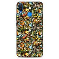 Graffitix (50) Desenli Silikon Kapak Huawei Psmart 2019 Kılıf