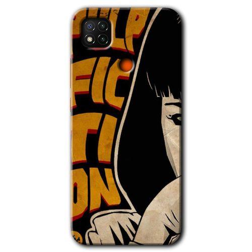 MRCİLETİSİM Xiaomi Redmi 9c Kılıf HD Desen Baskılı Arka Kapak + Temperli Cam - Ucuz Roman