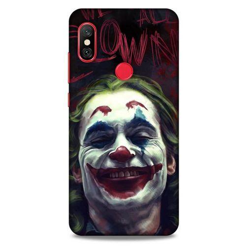 Xiaomi Redmi Note 6 Pro Uyumlu Kılıf Joker (16) Kalın Kılıf Siyah Kırmızı