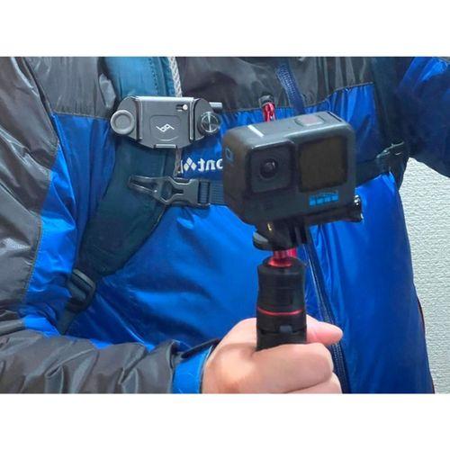 GoPro için Sırt Çantası Montajı 3D Baskı (Bu ürün Sadece Plastik parçadır - Almadan Önce Soru Sorabilirsiniz)