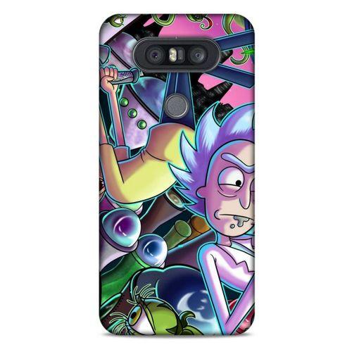 LG K41S - K51S Uyumlu Kılıf Rick And Morty (40) Fit Silikon Kılıf Rick D. Sanchez