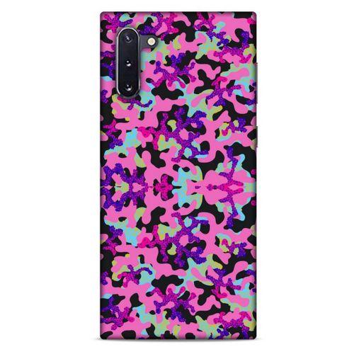 Samsung Galaxy Note 10 Uyumlu Kılıf Pembe Delisi (34) Slim Armor Kılıf Kamuflaj