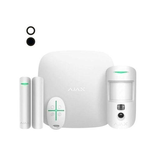 AJAX  StarterKit Cam Plus, Kablosuz, Alarm Kiti, BEYAZ