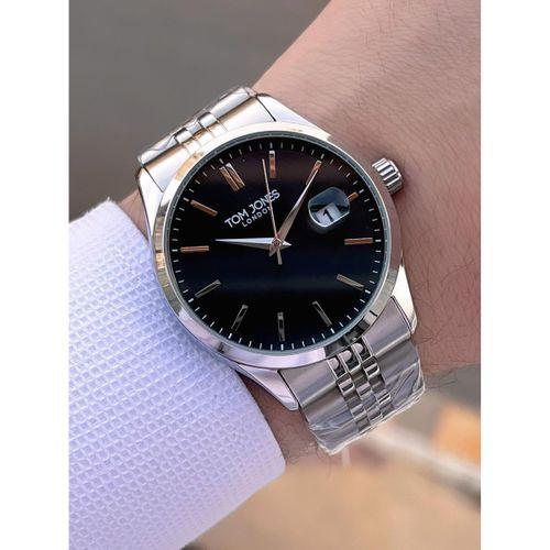 Tom Jones Bileklik Hediyeli Çelik Kordon 3 Atm Suya Dayanıklı 2 Yıl Garantili Erkek Kol Saati 10088.2