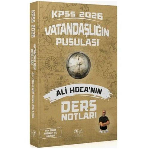 2026 KPSS Vatandaşlık Vatandaşlığın Pusulası Ders Notları CBA Yayınlar