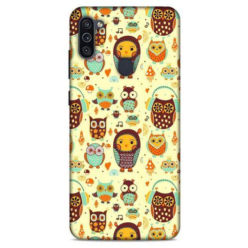 Baykuşlar (28) Desenli Silikon Kapak Telefon Kabı Samsung Galaxy M11 Kılıf