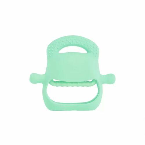 Açık Yeşil Bebek Silikon Diş Kaşıyıcı