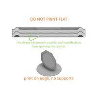 İstiflenebilir Bardak Altlığı Seti – 3D Baskı Mutfak Aksesuarı (Bu ürün Sadece Plastik parçadır - Almadan Önce Soru Sorabilirsiniz)