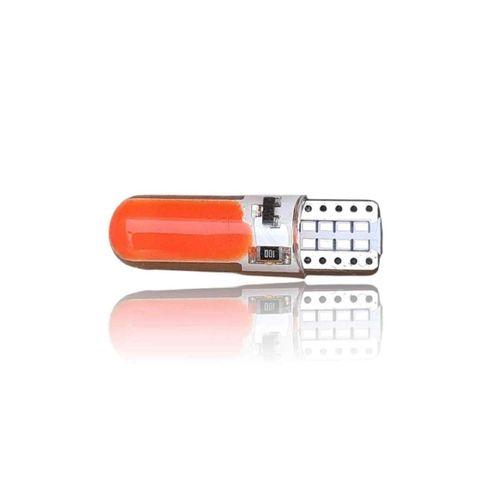 SEVGENT T10 12V Led Ampül Çakar Silikonlu 12 Kırmızı
