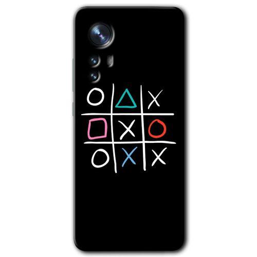 MRCİLETİSİM Xiaomi Mi 12 Pro Kılıf HD Desen Baskılı Arka Kapak + Temperli Cam - Sauce