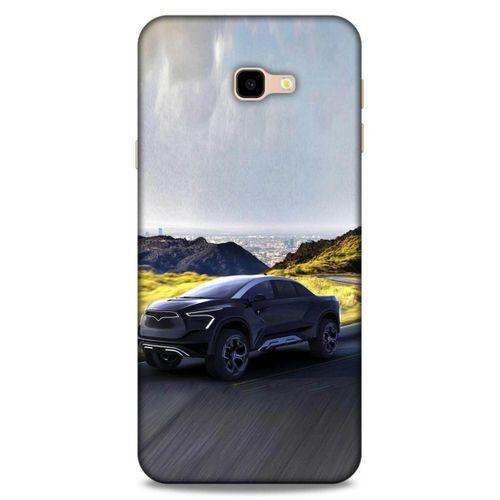 Lopard Samsung Galaxy J4 Plus Uyumlu Kılıf PickUpX (36) Glitter Kılıf Koyu Gri