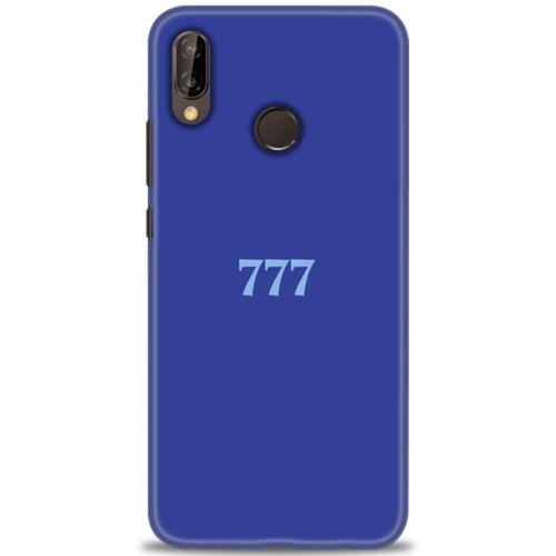 Huawei P20 Lite Kılıf HD Baskılı Kılıf - 777 + Tam Ekran Koruyucu