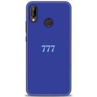 Huawei P20 Lite Kılıf HD Baskılı Kılıf - 777 + Tam Ekran Koruyucu