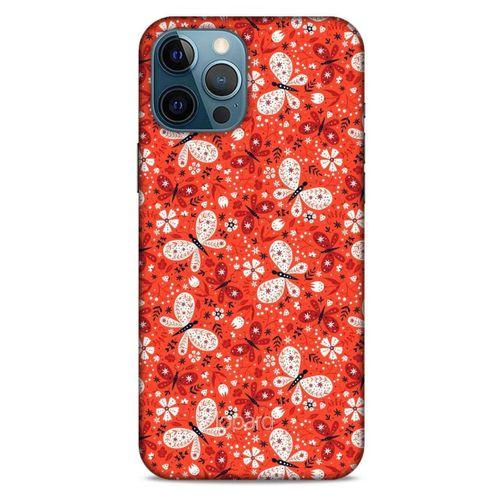 Apple iPhone 12 Pro Max Kılıf Kelebek Etkisi (6) Silikon Kılıf Mavi Yeşil