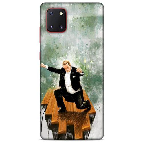 Samsung Galaxy Note 10 Lite Kılıf Atatürk (42) Rugged Armor Kılıf Yeşil Tasarım