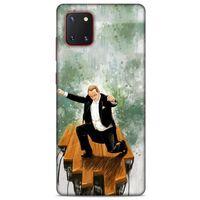 Samsung Galaxy Note 10 Lite Kılıf Atatürk (42) Rugged Armor Kılıf Yeşil Tasarım