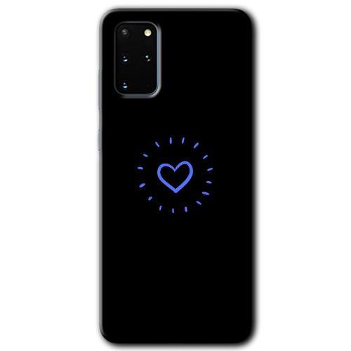 Samsung Galaxy S20 Plus HD Baskılı Kılıf + 9D Tam Ekran Koruyucu - Heart Strokes