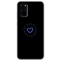 Samsung Galaxy S20 Plus HD Baskılı Kılıf + 9D Tam Ekran Koruyucu - Heart Strokes