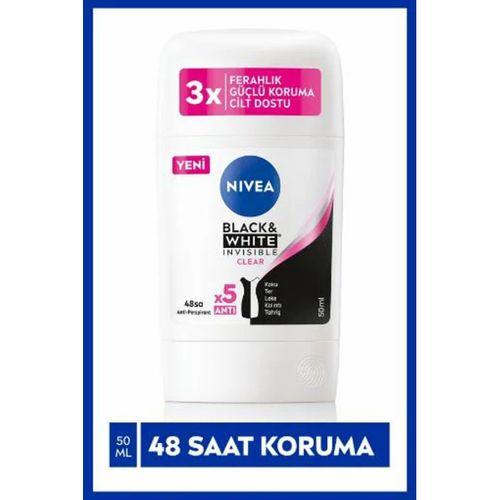 Nivea Invisible Black&White Clear Kadın Stick Deodorant 40 ML