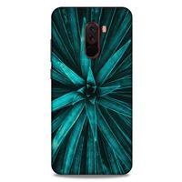 Lopard Xiaomi Pocophone F1 Uyumlu Kılıf Bahar (26) Tpu Silikon Kılıf Koyu Yeşil