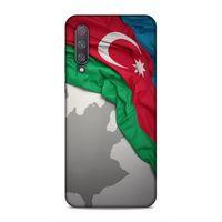 Xiaomi Mi 9 Uyumlu Kılıf Azarbaijan (9) Kılıf Kumaş Bayrak