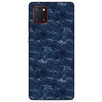Mermer Desenli (15) Tema Antişok Kılıf Lacivert Samsung Galaxy Note 10 Lite Kılıf